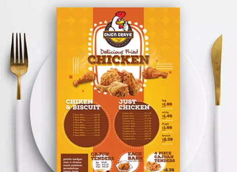 Chicn Crave graphic design project
