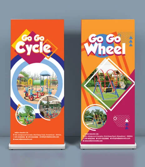 Go Go Wheel graphic design project