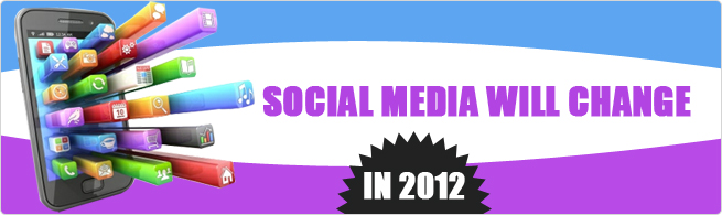 Some eye catchy ways social media will change in 2012