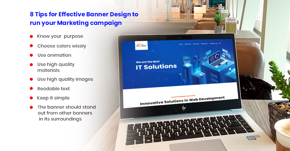 8 Tips for Effective Banner Design to run your Marketing campaign