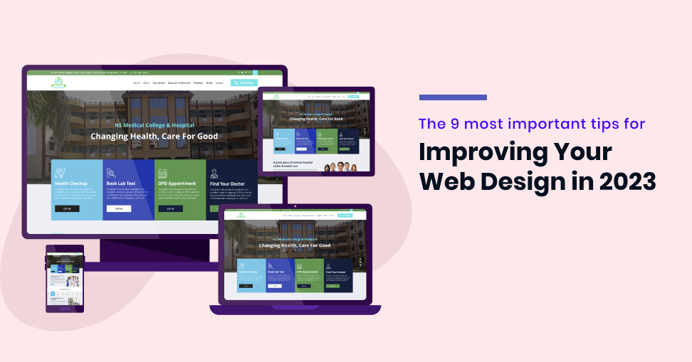 The 9 most important tips for improving your web design in 2023