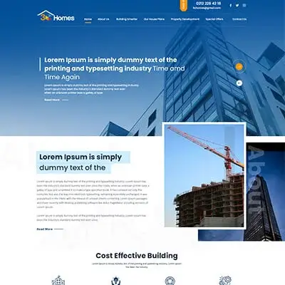3C Homes Website Design