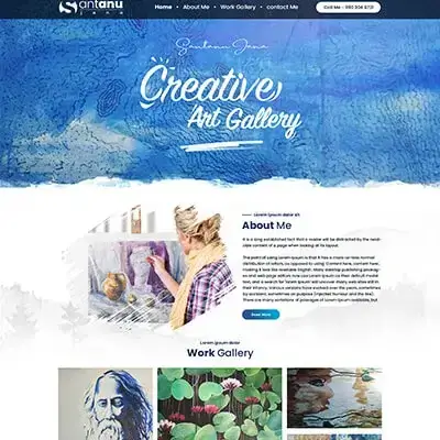 Shantanu Jana Website Design