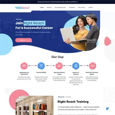 Rightreach Website Design