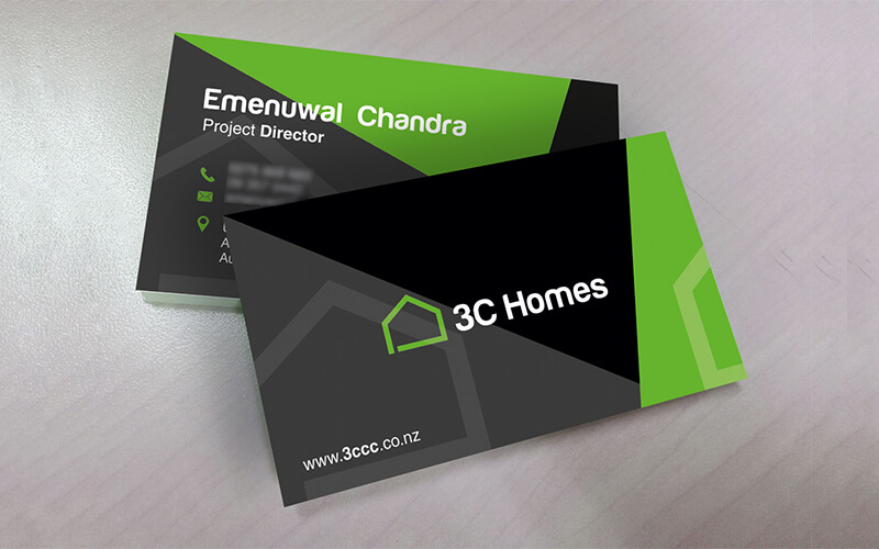 3C Homes Business Card Design
