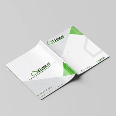 3c homes brochure design