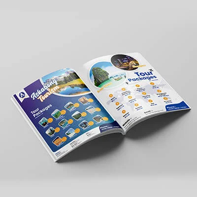 ask abong tourism brochure design