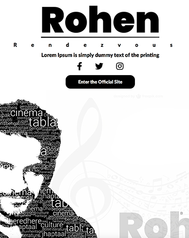 Rohen Landingpage Design