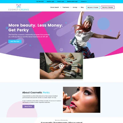 Cosmeticsperks Website Development