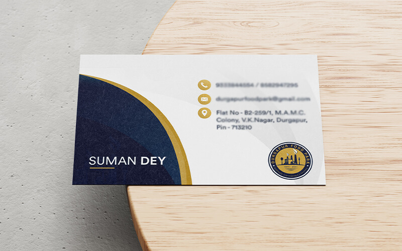 Foodpark Business Card Design